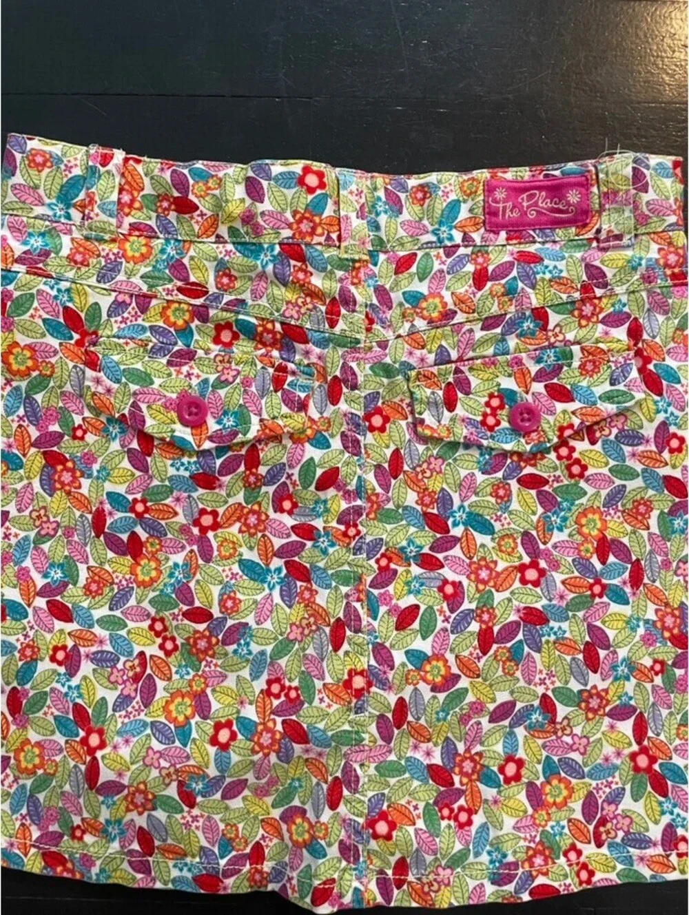 The Children's Place Girls' Floral Stretch Skirt Size 12 (XS)